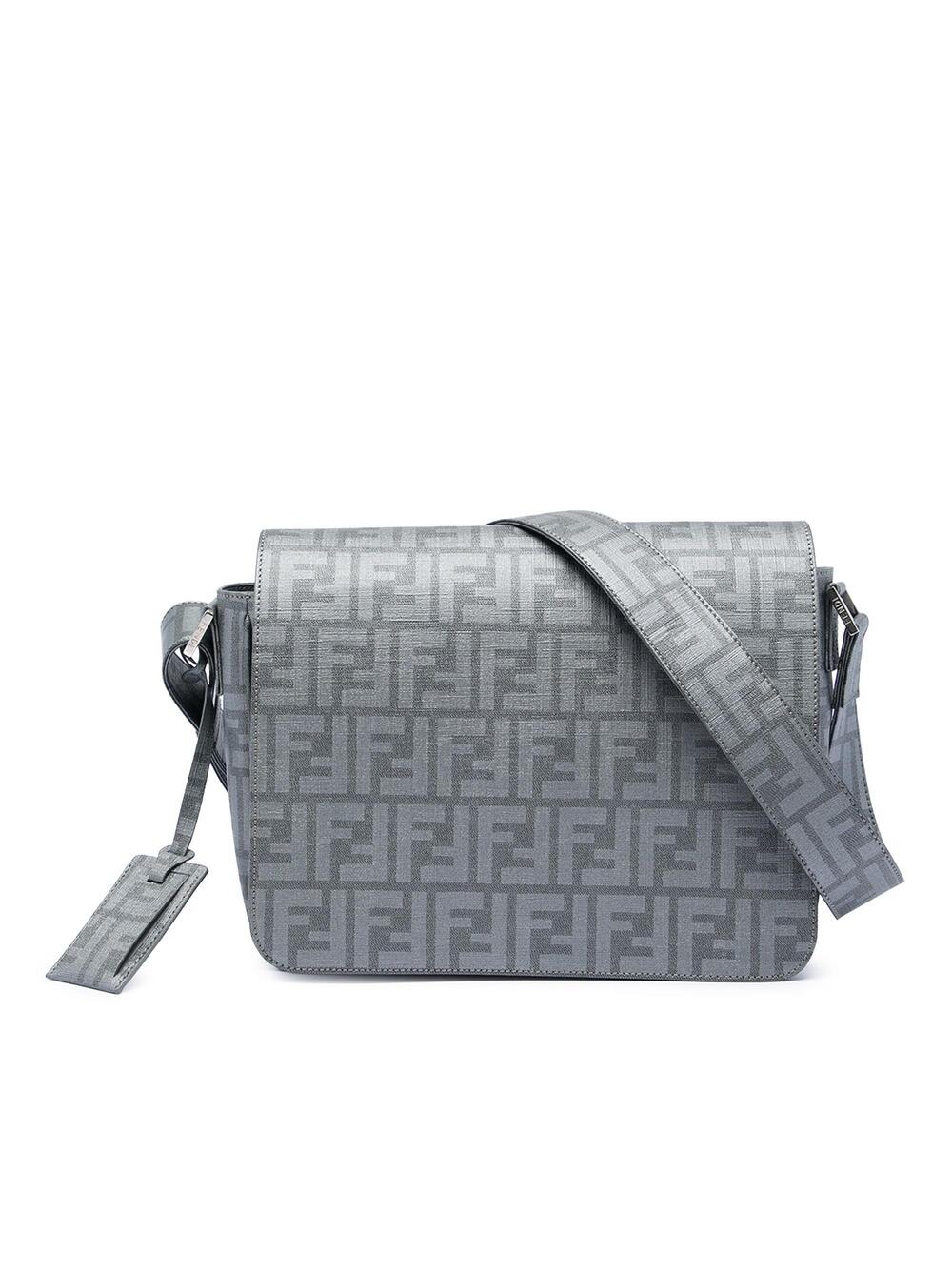 Fendi Flap Messenger Bag Zucca Coated #375922F83B